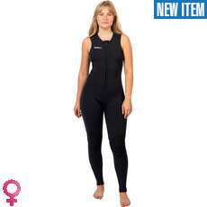 Gul Womens Response 3mm Frontzip Long Jane Wetsuit - Black