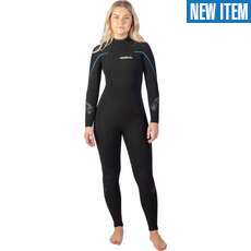 Gul Womens Response 4/3mm Blindstitch Backzip Wetsuit - Black