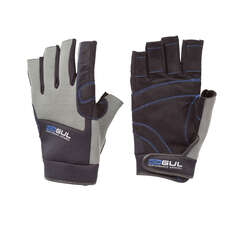 Gul Winter Short Finger Junior Sailing Gloves - Black/Charcoal