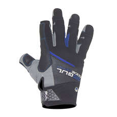 Gul Junior Winter 3 Finger Sailing Gloves  - Black/Blue