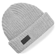 Gill Cable Knit Beanie - Light Grey Marl