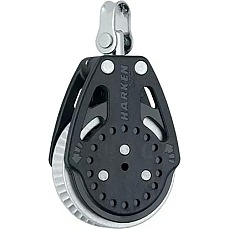 Harken 2168 57mm Carbo Ratchamatic Block - Swivel - 2 x Grip
