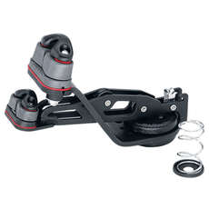 Harken HSB357 Duocam Swivel Base with Alumimium Cleats