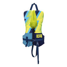 2023 Hyperlite Boys Toddler Indy Neo Vest Buoyancy Aid - Flouro Yellow