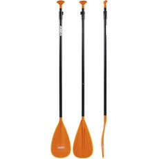 Jobe Aluminium 3 Piece SUP Paddle  - Orange