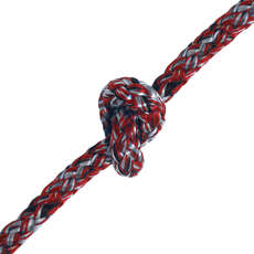 RS Feva Tapered Spinnaker Sheet & Soft Shackle 6mm SK78 Dyneema Core - Red