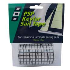 PSP Sail Repair Tape Made With Kevlar 75mm X 1.5m - Black