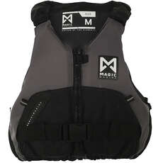 Magic Marine Wave Front-Zip Buoyancy Aid - Grey/Black MM051001