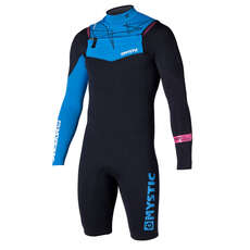 Mystic Crossfire ND 3/2 Kitesurfing Shortleg Longarm 2014 - Blue Mystic Crossfire ND 3/2 Kitesurfing Shortleg Longarm 2014 - Blue