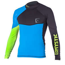 Mystic Crossfire Kitesurfing LS Rashvest - Blue Mystic Crossfire Kitesurfing LS Rashvest - Blue