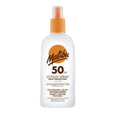 Malibu SPF50 Suntan Lotion - Water Resistand - 200ml