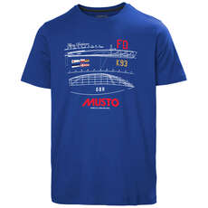 Musto Flying Dutchman T-Shirt - Blue - LMTS092-581