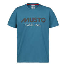 Musto Tee T-Shirt - Cove Blue - 82023