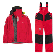 Musto BR2 Offshore Jacket & Trouser Package - Red / Red