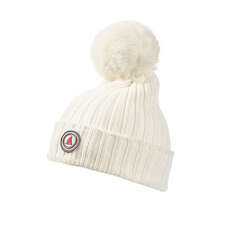 Musto Fur Bobble Beanie - Antique Sail White