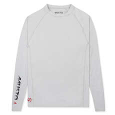 Musto UV Ensignia Fast Dry Long Sleeve T-Shirt - Platinum