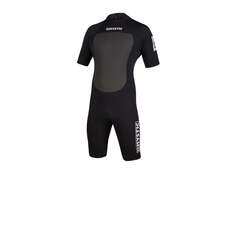 Mystic Brand 3/2mm Shorty Back-Zip Flatlock Wetsuit - Black Mystic Brand 3/2mm Shorty Back-Zip Flatlock Wetsuit - Black