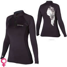 Mystic Diva Womens Long Sleeve Rashvest - Black Mystic Diva Womens Long Sleeve Rashvest - Black