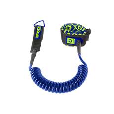 Mystic SUP Coiled Leash - 8ft or 10ft - Navy