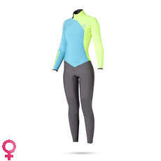Mystic Womens DIVA 3/2mm GBS Backzip Wetsuit - Teel