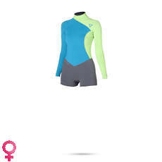 Mystic Womens DIVA 3/2mm GBS Longarm BZ Super Shorty - Teal Mystic Womens DIVA 3/2mm GBS Longarm BZ Super Shorty - Teal