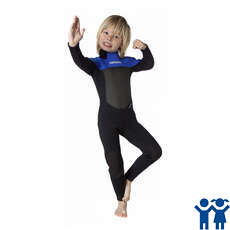 Mystic Star 5/4mm GBS Backzip Kids Wetsuit - Blue