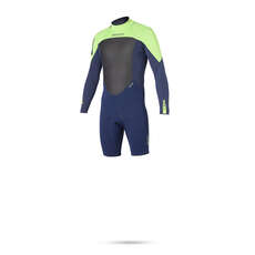 Mystic STAR 3/2 Flatlock Longarm Shorty Wetsuit 2015 - Navy Mystic STAR 3/2 Flatlock Longarm Shorty Wetsuit 2015 - Navy