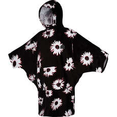 Mystic Womens Poncho  - Black/White 210137