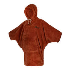 Mystic Womens TEDDY Poncho / Changing Robe  - Rusty Red 210340