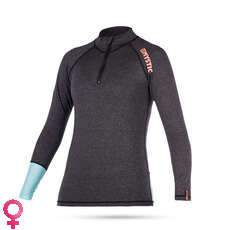 Mystic Womens Diva Long Sleeve Rash Vest - Mint