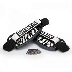 Mystic Kitesurfing Footstrap Adjustable Set - Black/White Mystic Kitesurfing Footstrap Adjustable Set - Black/White