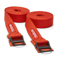 Northcore D Ring Tie Down Straps - 5M - Red