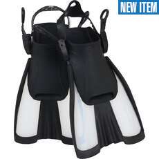 Ocean Blue Avance-Pro Short Snorkelling / Swim Fins - Black