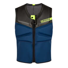 Mystic Block Kite Surfing Front-Zip Impact Vest - Navy/Lime 200107 Mystic Block Kite Surfing Front-Zip Impact Vest - Navy/Lime 200107