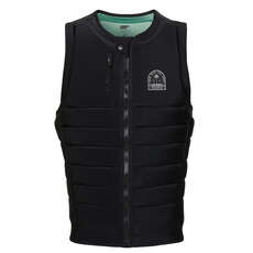 Mystic Check Out Wake Boarding Front-Zip Impact Vest - Black 220147