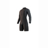 2023 Mystic Marshall 3/2 GBS Front-Zip Longarm Shorty Wetsuit - Black/ Grey