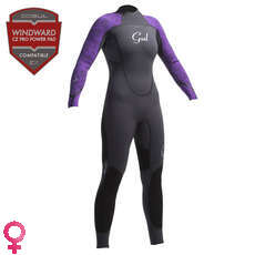 Gul Womens PROFILE 5/3mm Blindstitch Bolt Dry Wetsuit - Gun/Sangria Gul Womens PROFILE 5/3mm Blindstitch Bolt Dry Wetsuit - Gun/Sangria