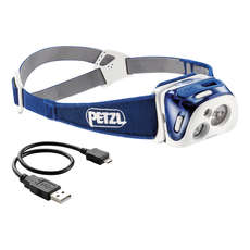 Petzl REACTIK® 220L Rechargeable Headlamp - Blue Petzl REACTIK® 220L Rechargeable Headlamp - Blue