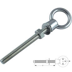 Proboat Stainless Steel Eye Bolt - Grade 316 - M10 x 100mm