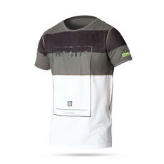 Mystic Drip Quick Dry Shortsleeve UV50 Top - White