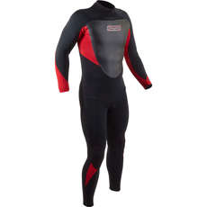 Gul Response Blindstitch Steamer 5/3mm Wetsuit - Black/Red - RE1213-B8