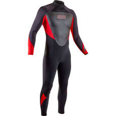 Gul Response 3/2mm Blindstitched Wetsuit - Black/Red - RE1231-B7