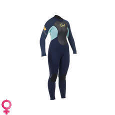 Gul Womens RESPONSE 4/3mm Blindstitch Steamer Wetsuit - Blueribbon/Glacier Gul Womens RESPONSE 4/3mm Blindstitch Steamer Wetsuit - Blueribbon/Glacier