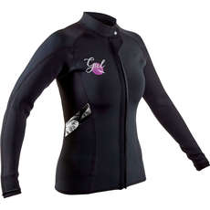 Gul Womens Response 3mm FL Wetsuit Jacket - Black - RE6305-B7 Gul Womens Response 3mm FL Wetsuit Jacket - Black - RE6305-B7