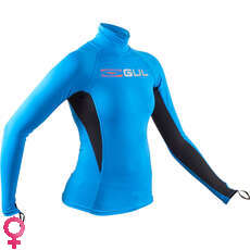 Gul Womens Swami Long Sleeve Rashvest - Blue/Black - RG0331-B7 Gul Womens Swami Long Sleeve Rashvest - Blue/Black - RG0331-B7