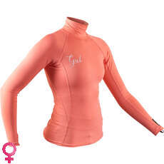 Gul Womens Swami Long Sleeve Rashvest - Coral - RG0331-B7 Gul Womens Swami Long Sleeve Rashvest - Coral - RG0331-B7