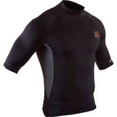 Gul Xola Short Sleeve Rashvest - Black/Grey - RG0338-B7