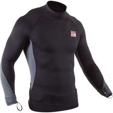 Gul Xola Long Sleeve Rashvest - Black/Grey - RG0339-B7 Gul Xola Long Sleeve Rashvest - Black/Grey - RG0339-B7