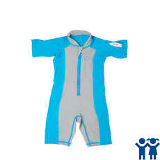 Gul Childrens Sun Suit - Blue/Silver