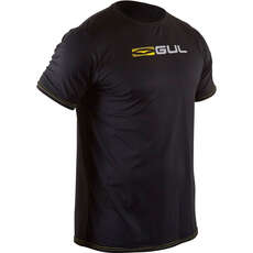 Gul Short Sleeve Tee Fit Rashvest - Black - RG0366-B7